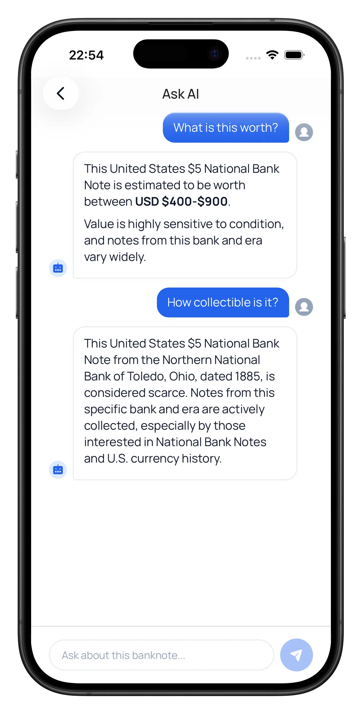 Turn a result into useful research screen in Money AI